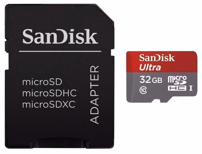 کارت حافظه سن دیسک مدل اولترا کلاس 10 همراه با آداپتور ظرفیت 32 گیگابایت