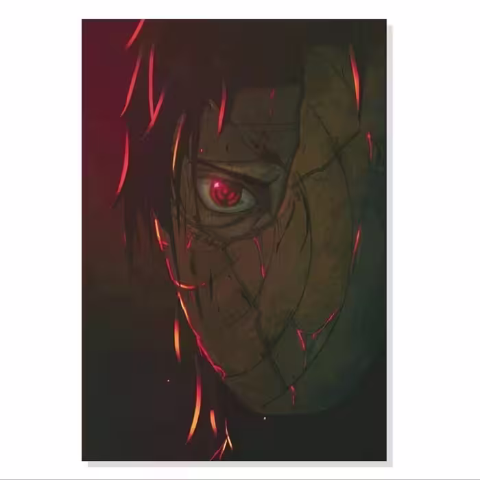 تابلو شاسی طرح انیمه ناروتو اوچیها اوبیتو Naruto Uchiha Obito مدل M0580