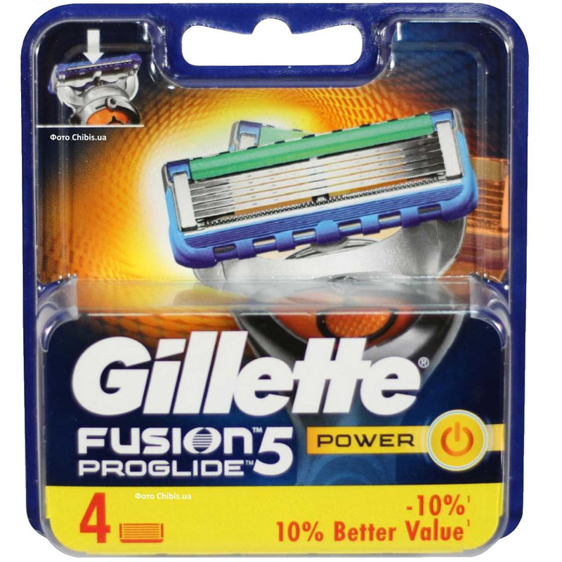 تیغ یدک ژیلت مدل Fusion Proglide Power 5 بسته 4 عددی