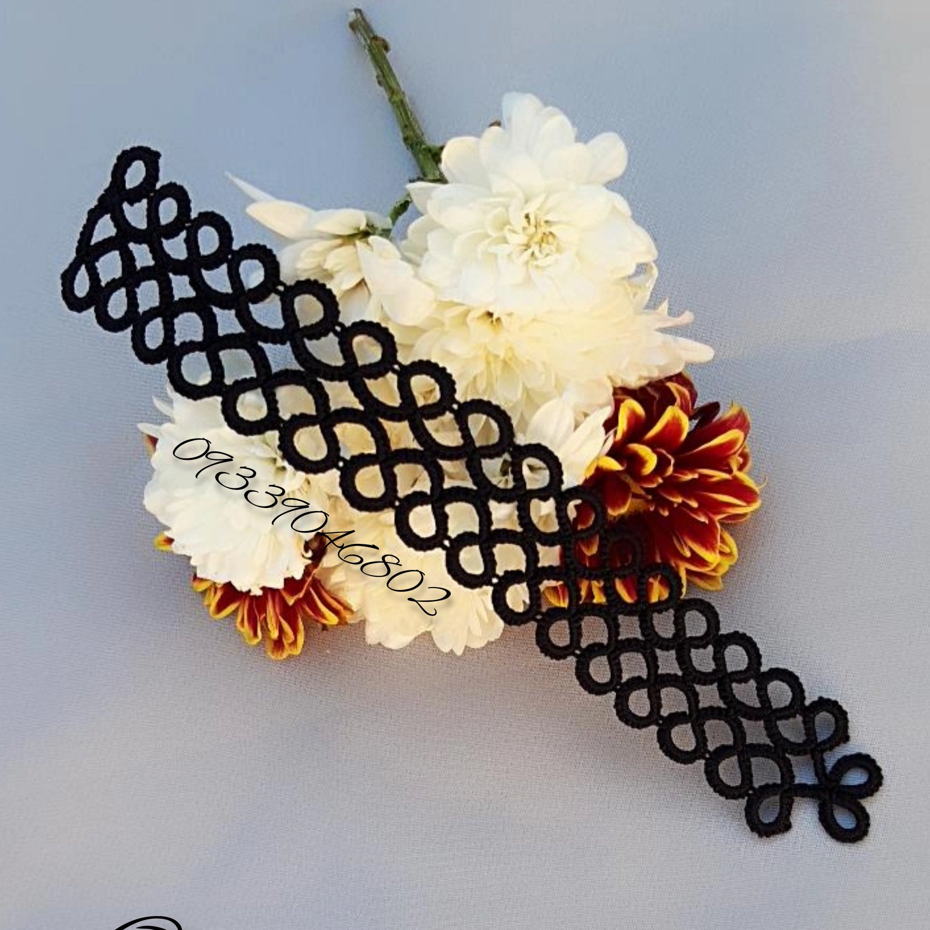 دستبند گیپور دستبافت ضد حساسیت سبک و شیک