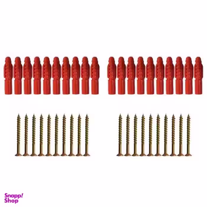پیچ و رولپلاک کد 4-37-P بسته 40 عددی