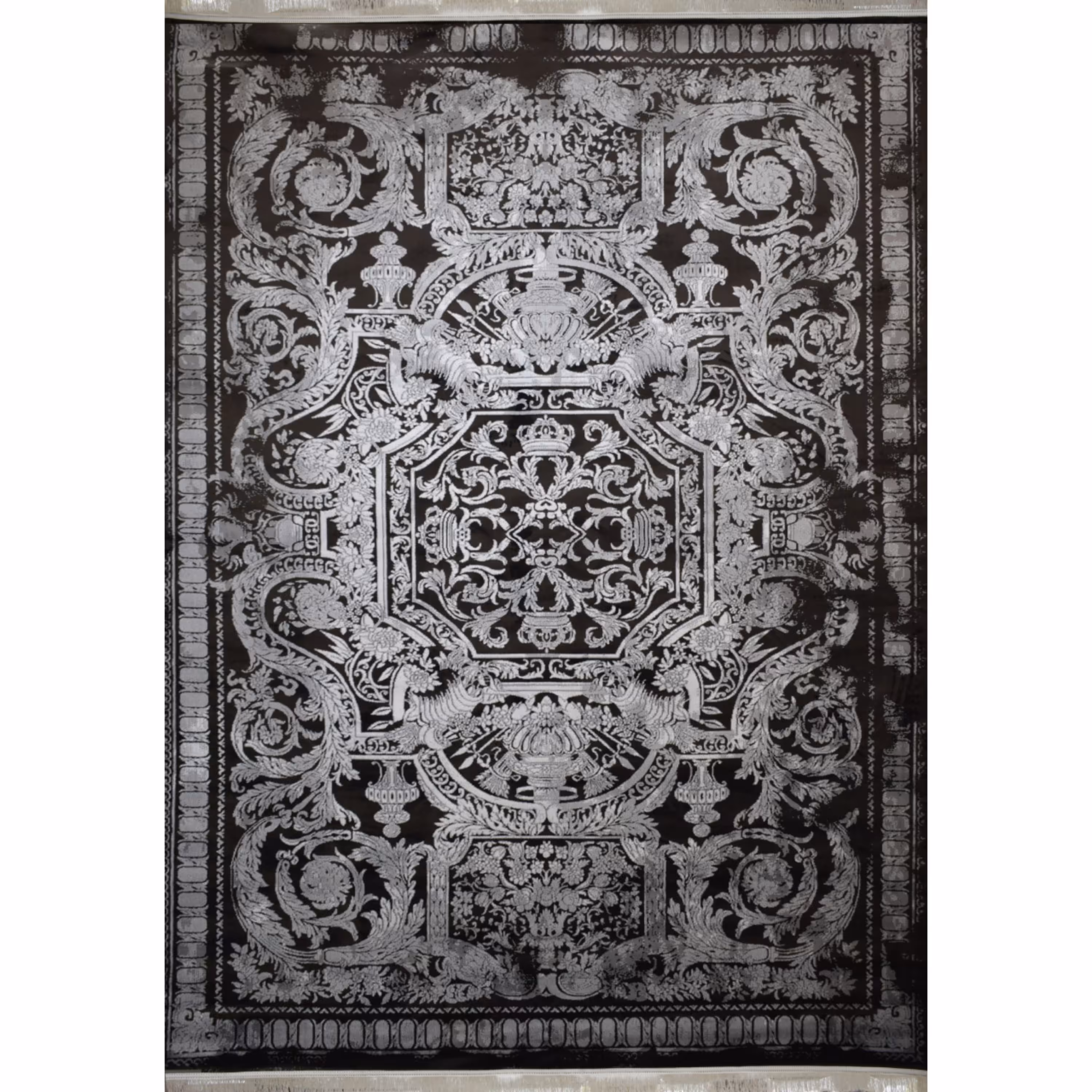 فرش ماشینی افرند طرح پتینه 420 شانه کد 4212 (شش متری)