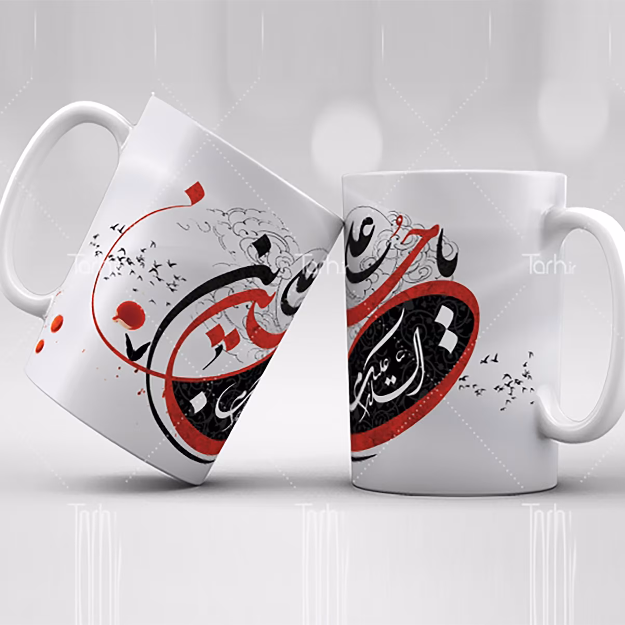 ماگ طرح نام  امام حسین (ع) و موضوعات مرتبط همرا ه با ارسال رایگان کد 28