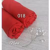 شال کرپ حریر ابعاددومتردر75 سانت قرمز خوشرنگ مناسب زیر چادر