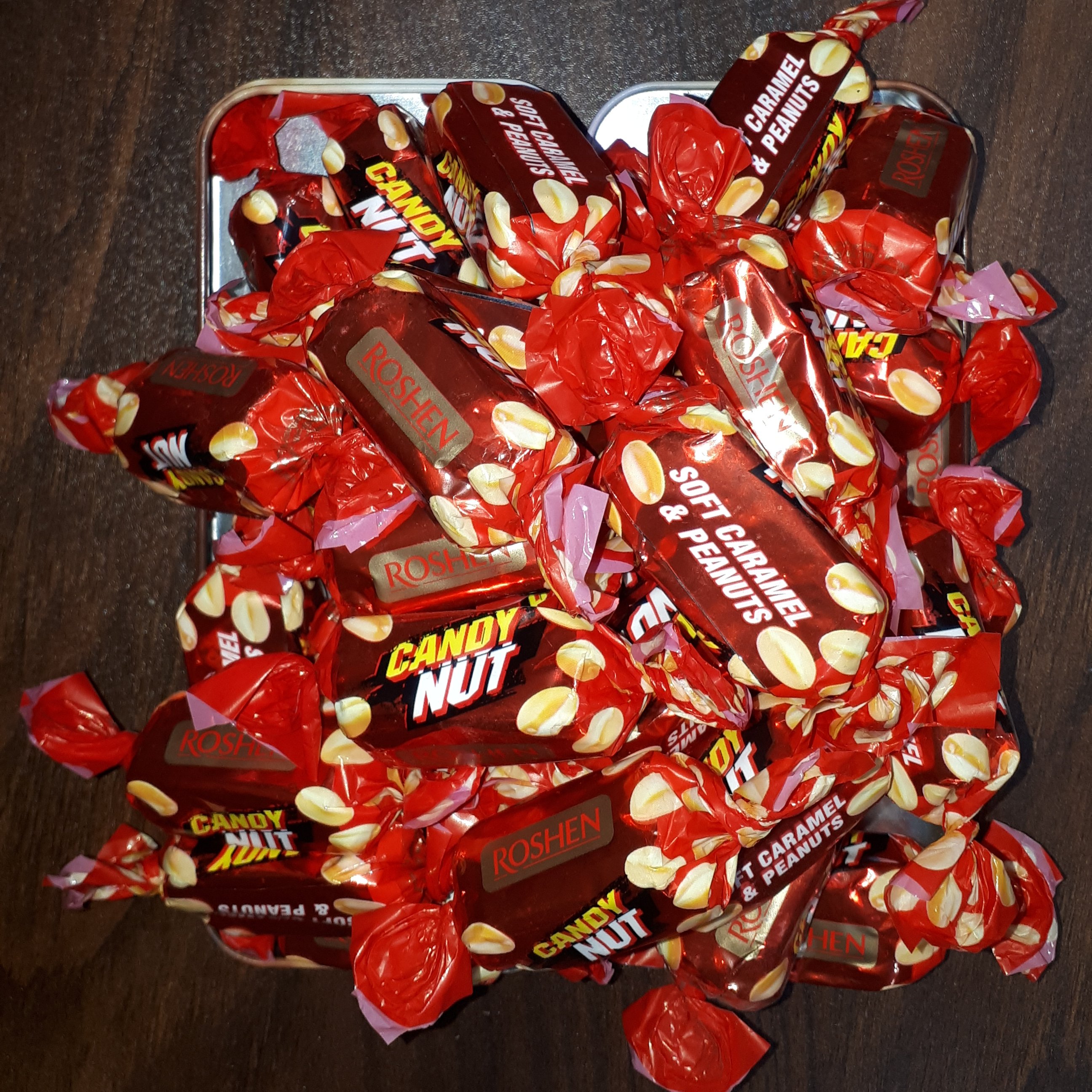 شکلات کاکائوی مغزدار بادام زمینی کندی نات روشن (120 گرمی، 9عددی)