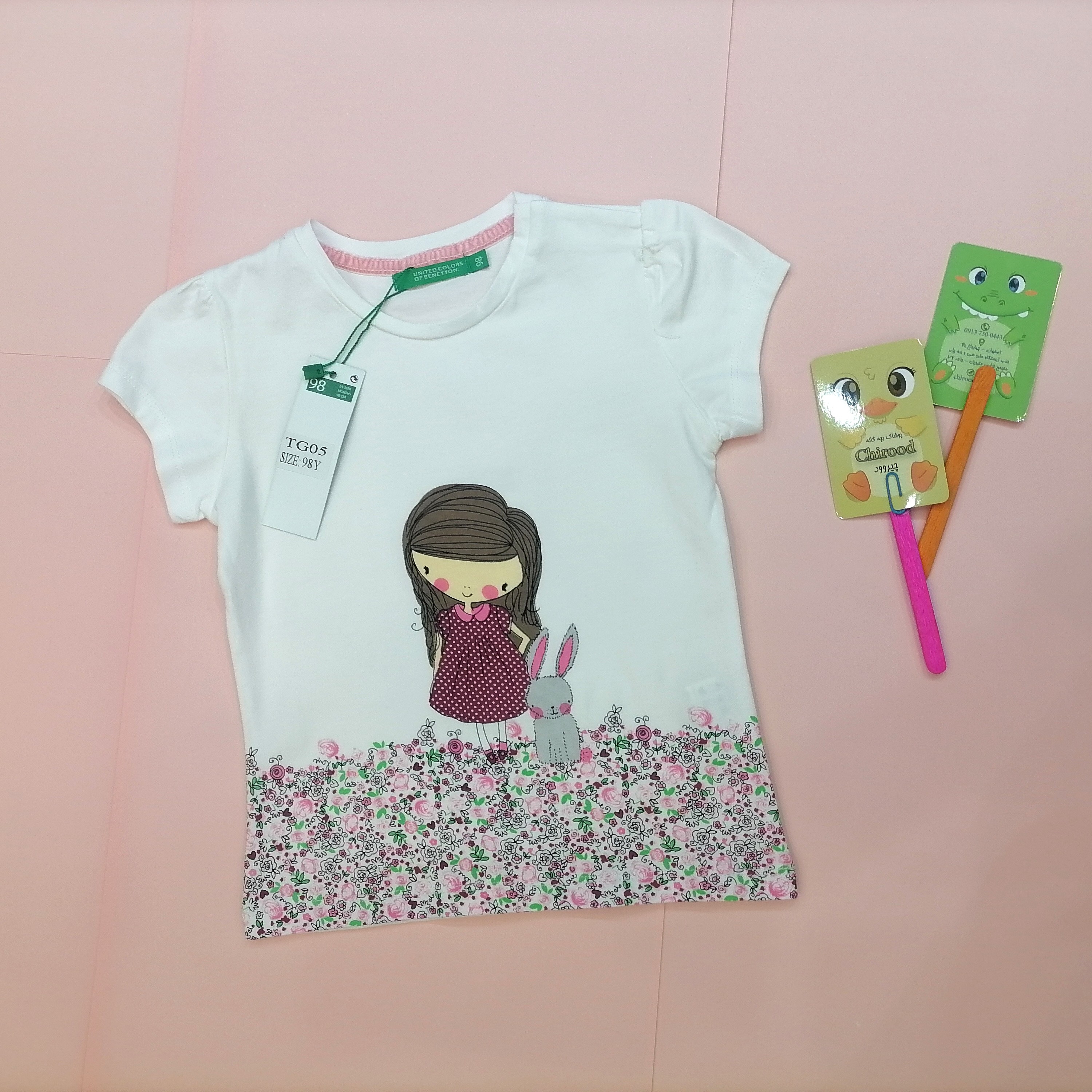 تیشرت دخترانه 3ماه تا 1 سال