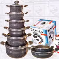 خرید و قیمت سرویس قابلمه 14 پارچه زنبوری -تو لیدی قابلمه 14 پارچه زنبوری در ایران - nonstic cookware factory in iran