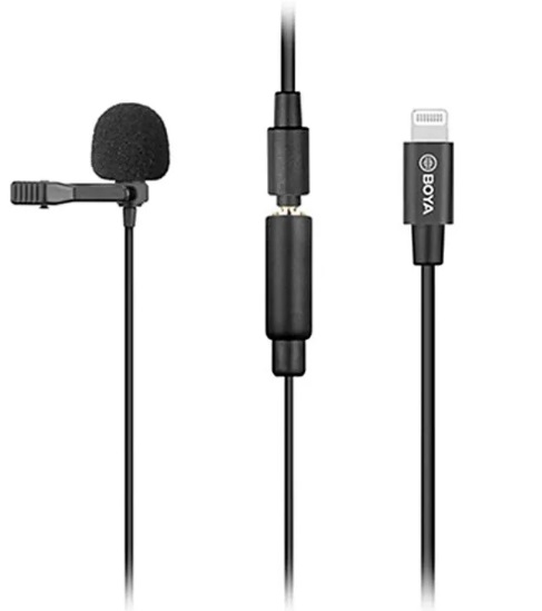 میکروفن یقه ای بویا BOYA BY-M2 Microphone For IOS