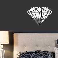 آینه پلکسی گلس مدل مولتی استایل طرح الماس مجموعه 26 عددی