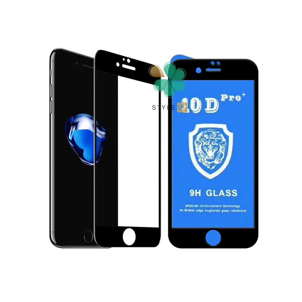 گلس تمام صفحه گوشی ایفون Apple iPhone SE 2020 مدل 10D Pro