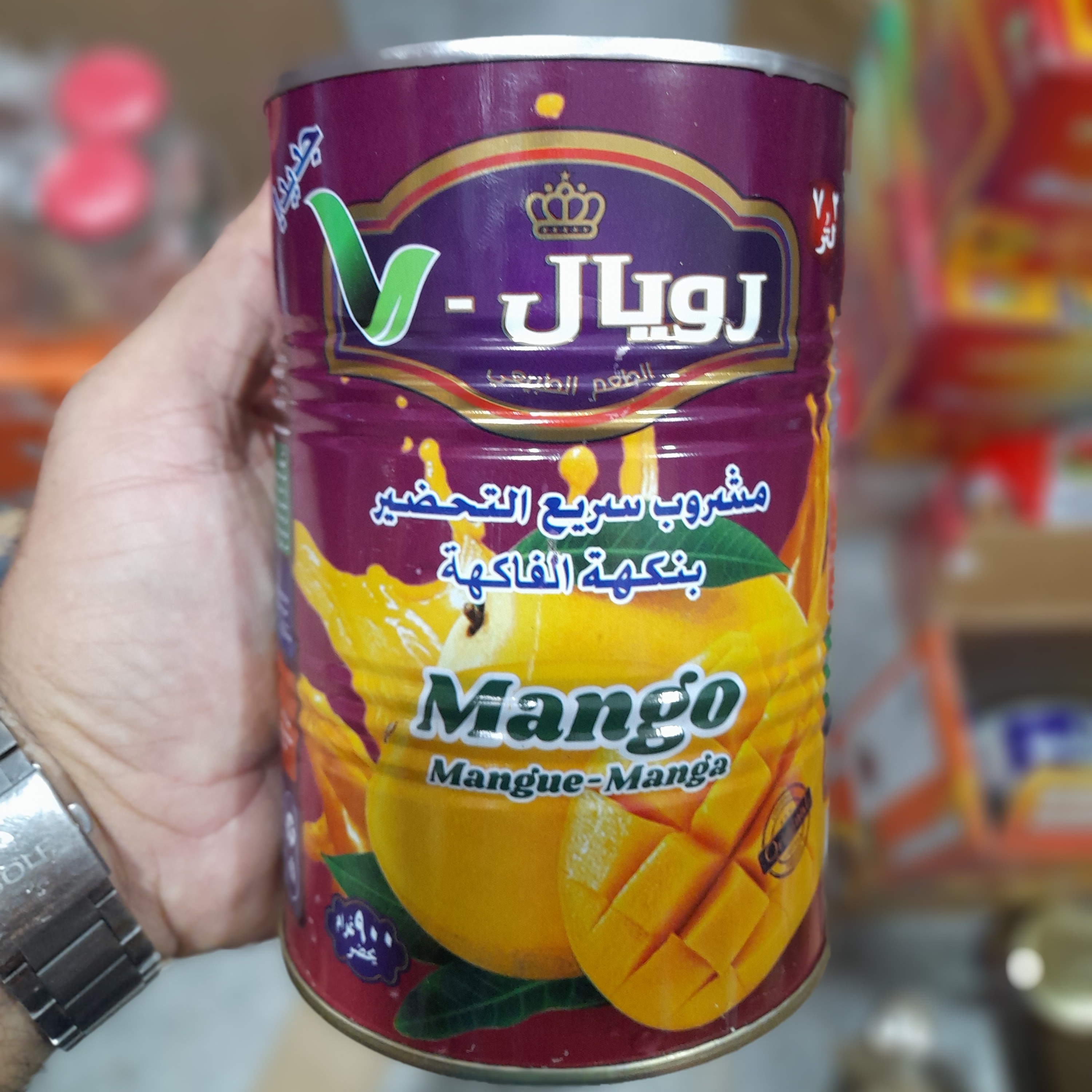 پودر شربت 900 گرمی  رویال(royal) با طعم  انبه