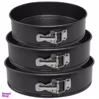 قالب کیک کمربندی پرانی مدل Black Cake-مجموعه 3 عددی