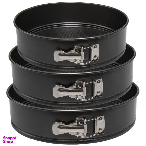 قالب کیک کمربندی پرانی مدل Black Cake-مجموعه 3 عددی