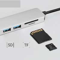 هاب TYPE-C اونتن مدل Typec to HDMI OTG Card reader OTN-9591