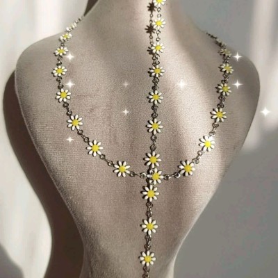 گردنبند و دستبند بابونه