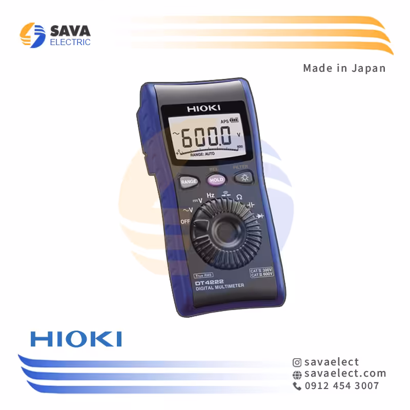 خرید مولتی متر دستی دیجیتال DT4222 هیوکی ژاپن | ساوا الکتریک