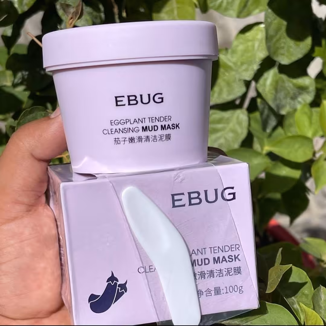 ماسک  بادمجان  ایباگ پاکسازی منافذ باز کوچک کننده منافذ