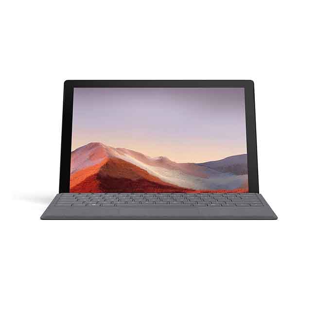تبلت مایکروسافت Surface pro 7 2019 ظرفیت 128 گیگابایت نقره ای