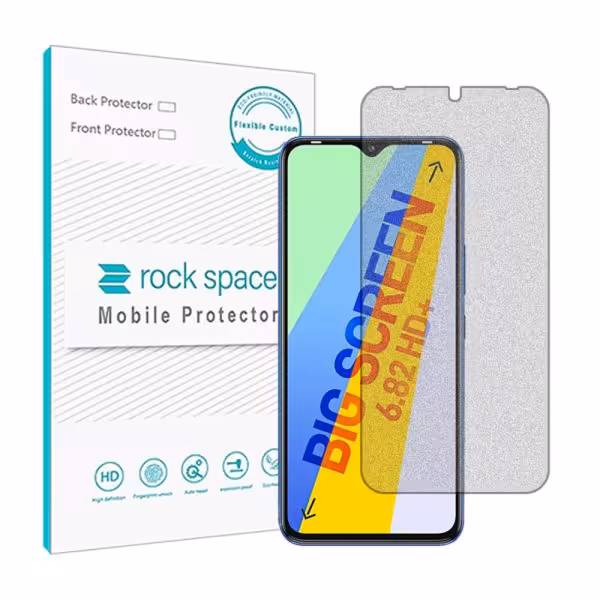 گلس اینفینیکس Smart 6 Plus مدل نانو هیدروژل مات برند راک اسپیس سایز کد 22570M