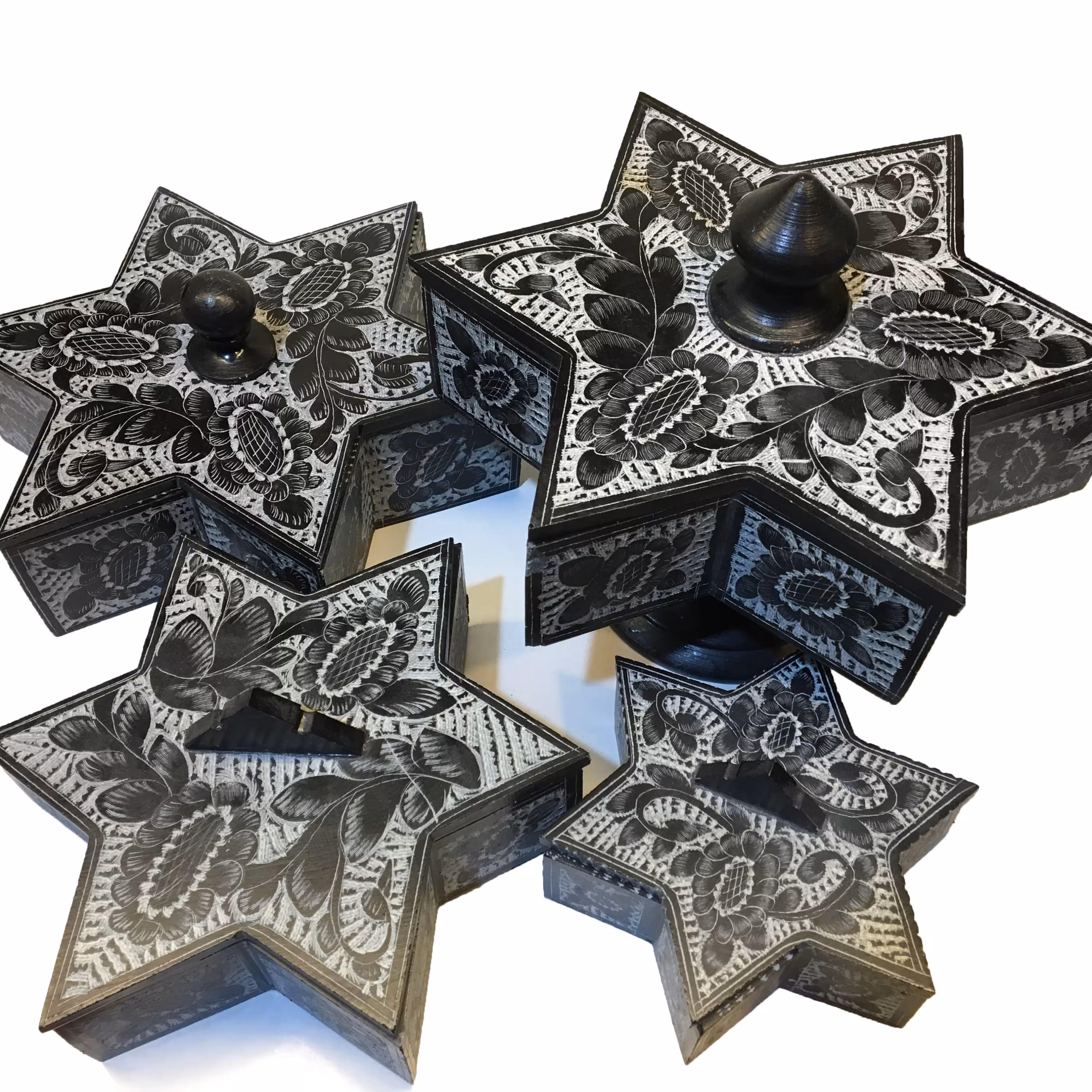 سرویس سرو و پذیرایی سنگی طرح ستاره ای