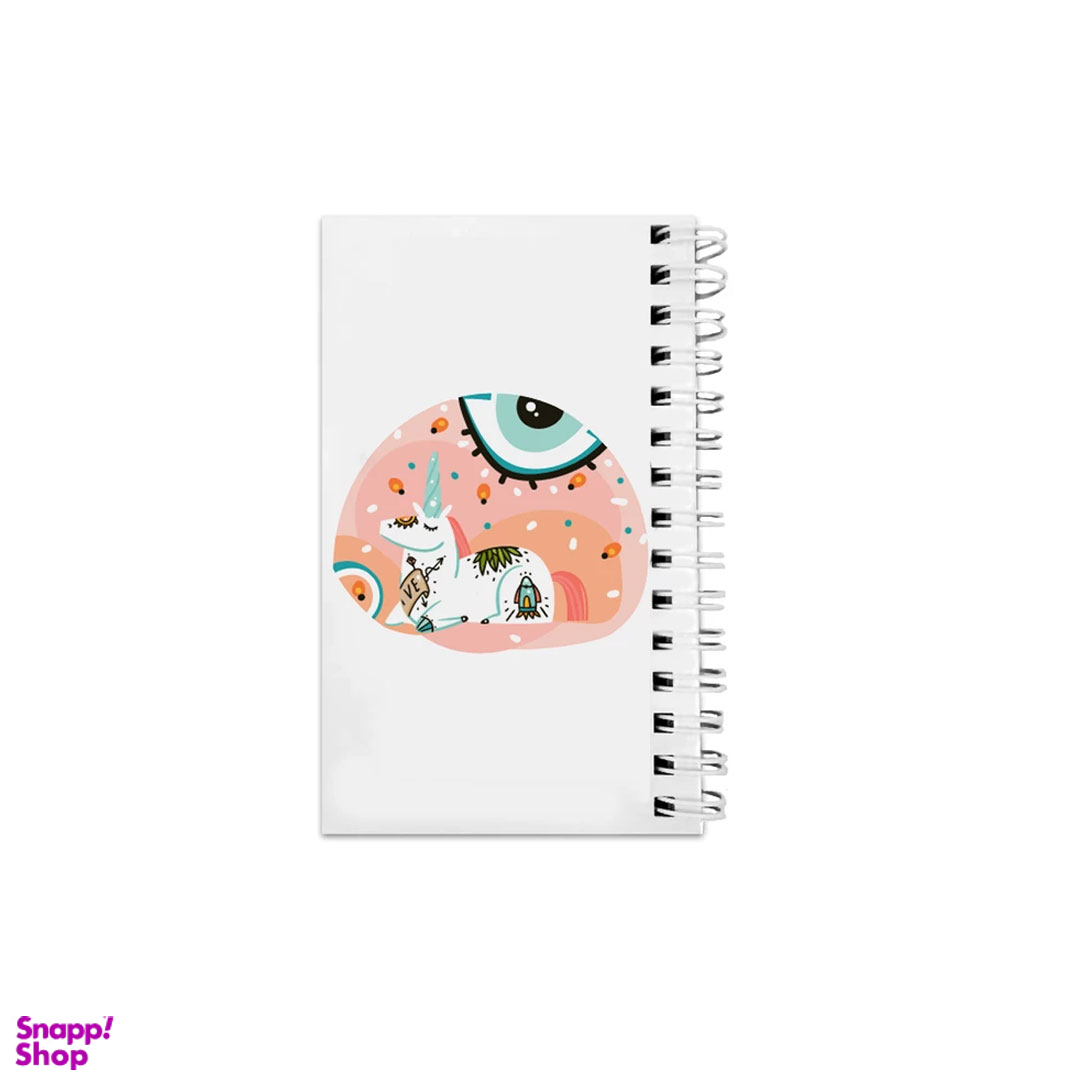 دفترچه یادداشت 64 برگ مدل to do list طرح یونیکورن کد bambi17497