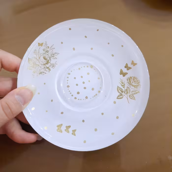 ظرف شیشه ای نقاشی شده