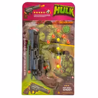 تفنگ اسباب بازی هفت تیر شخصیت ها کارتی آرمان فردا
