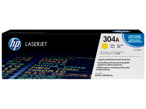 کارتریج لیزری اچ پی مدل 304A رنگ زرد CC532A
