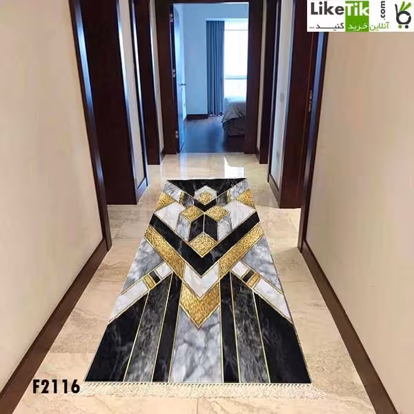 فرشینه مخمل لایکتیک سه لایه سایز 280 در 140 F2116