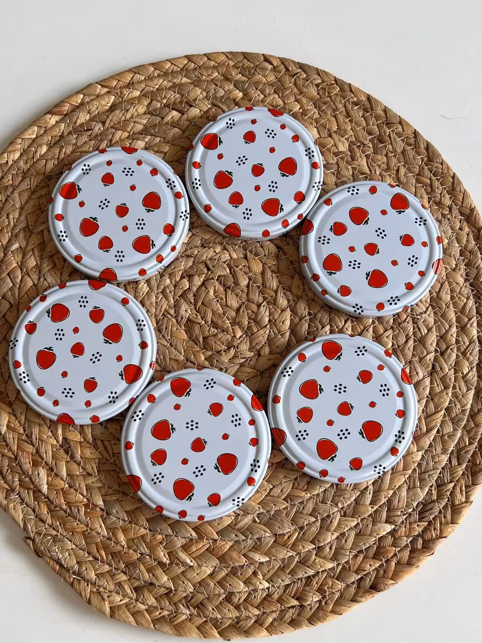 درب بانکه فلزی طرح توت فرنگی کد 12