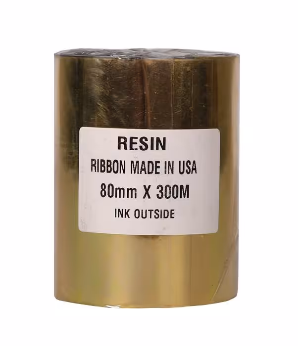 ریبون پرینتر لیبل زن رزین مدل 80mm x 300m