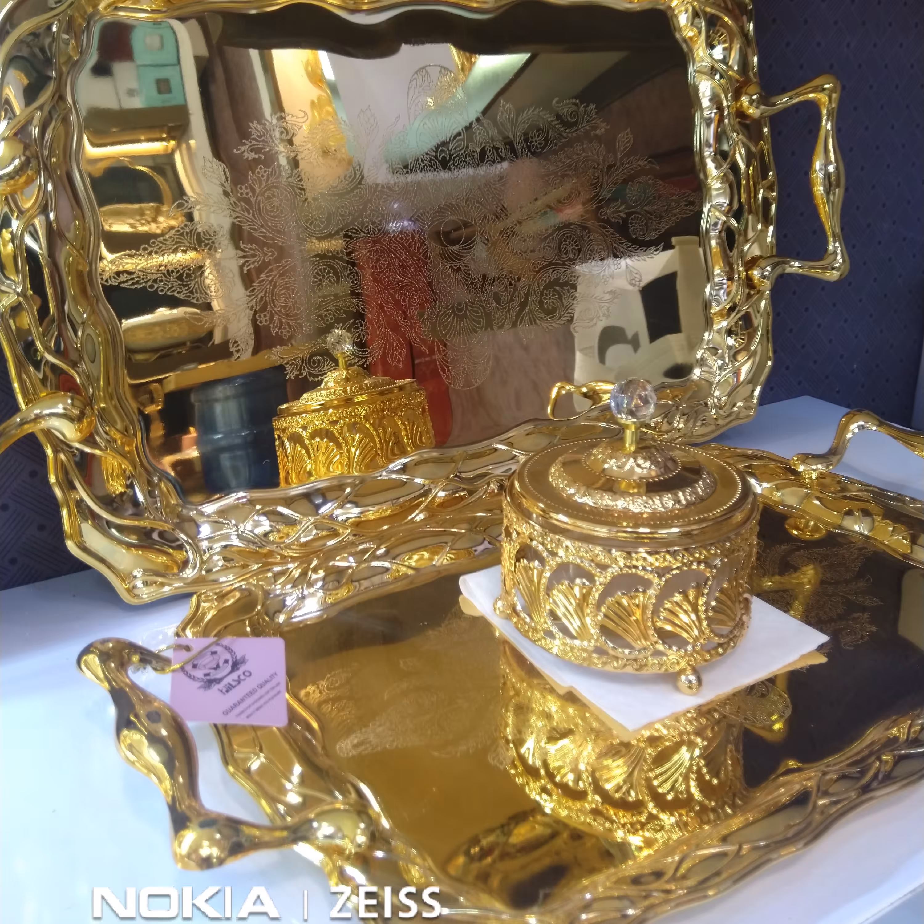 سینی  دوقلوی طلایی 