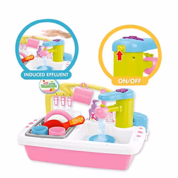 سینک آشپزخانه سنسوردار گردش آب سایز بزرگ 