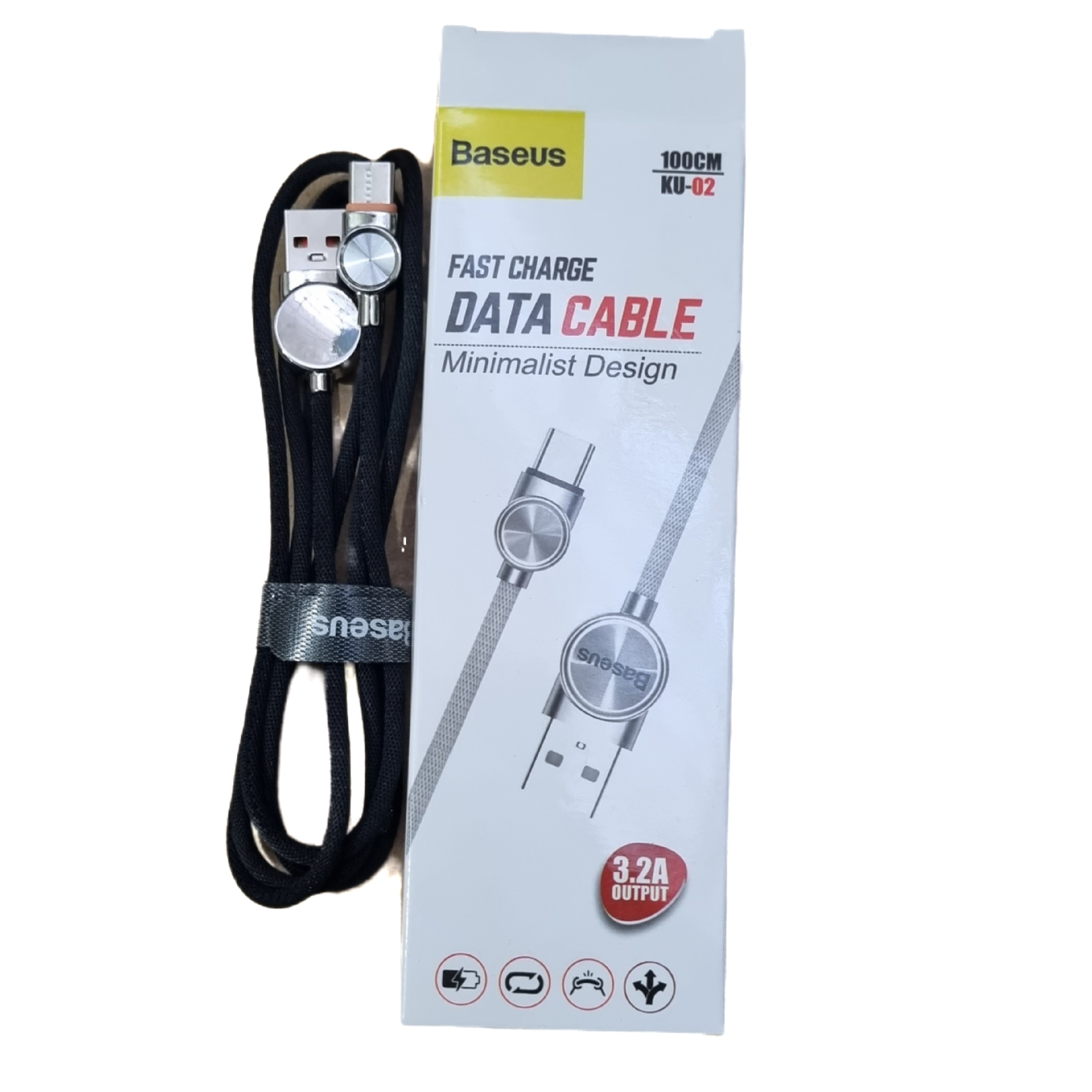 کابل شارژر فست تایپ سی BASEUS مدل KU-02