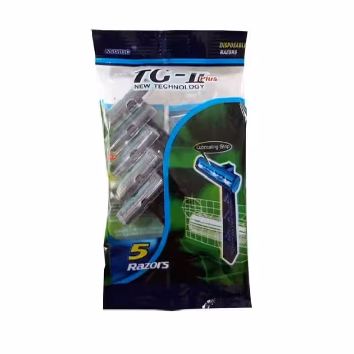 خودتراش اصلاح آسوریک 2 لبه صابوندار (1 بسته 5تایی)  ژیلت 