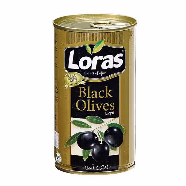 کنسرو زیتون سیاه لوراس - 1000 گرم