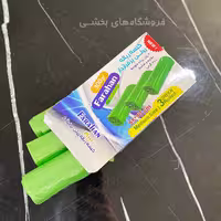 کیسه زباله رولی سبز فراهان بسته 3 عددی