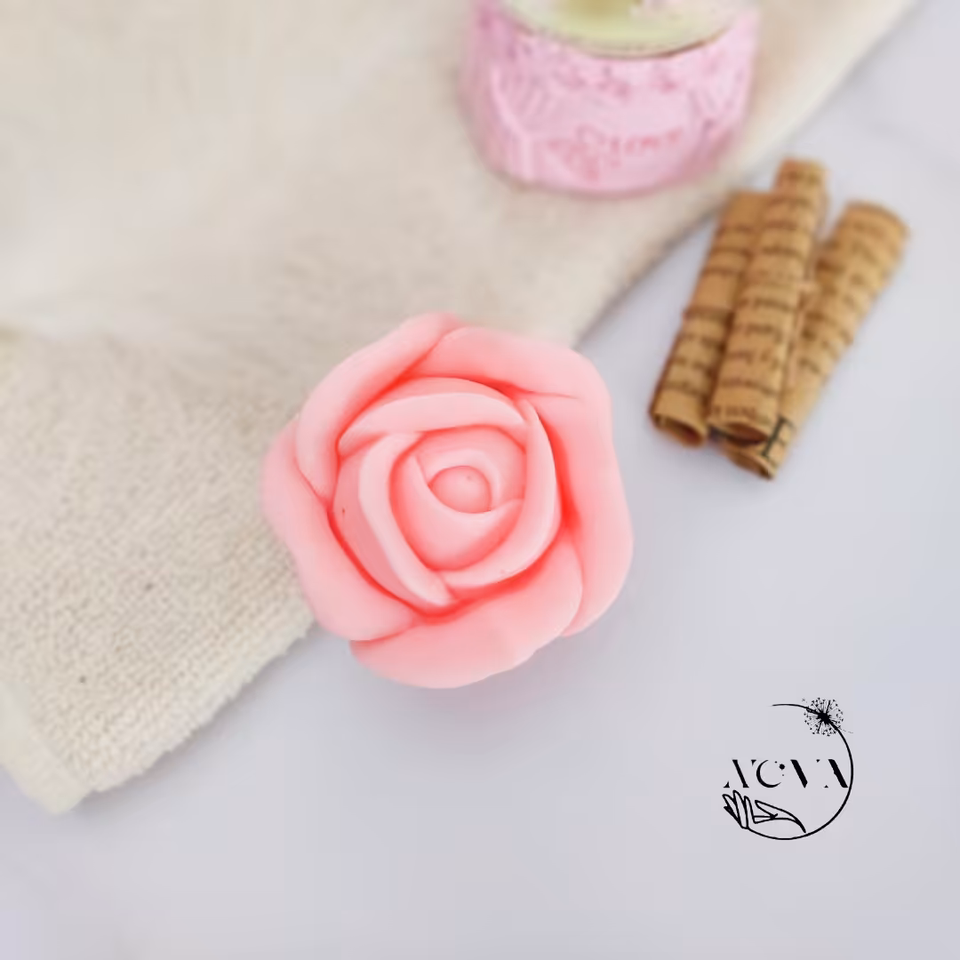 صابون تزئینی دست ساز  طرح گل رز  