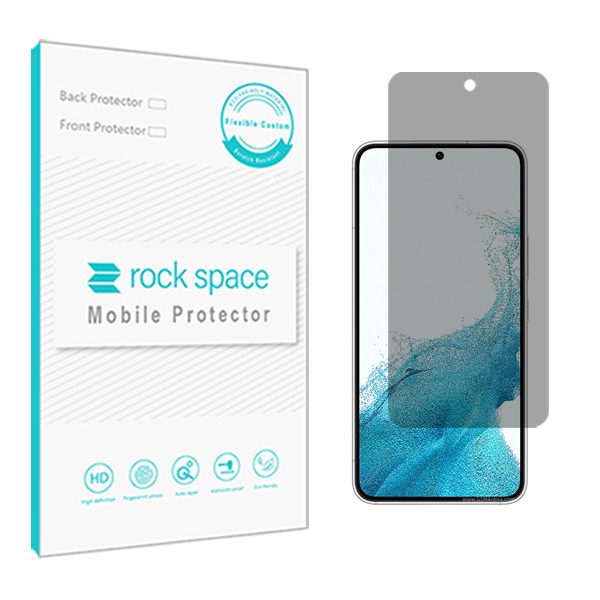 گلس سامسونگ Galaxy S22 5G مدل نانو هیدروژل پرایوسی برند راک اسپیس کد S