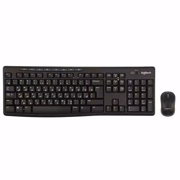 خرید کیبورد و ماوس بی‌سیم لاجیتک Keyboard Logitech MK270 با بهترین قیمت