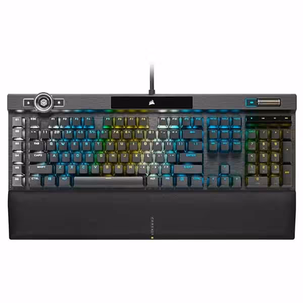 کیبورد گیمینگ مکانیکی کورسیر مدل K100 RGB OPX SWITCH - پردیس پازار