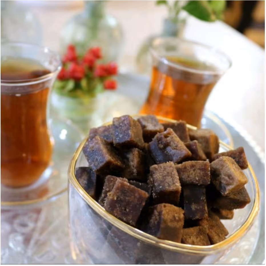 قند قهوه ای دارچینی نیشکر طبیعی