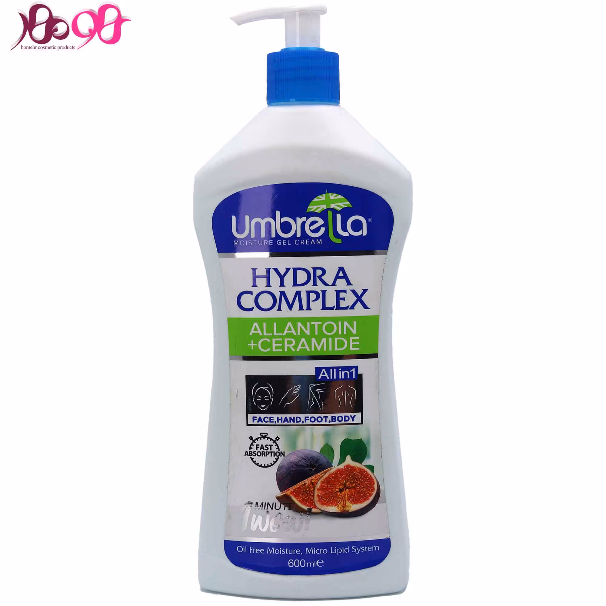 ژل کرم مرطوب کننده آمبرلا پمپی اسانس انجیر 600 میل - Umbrella