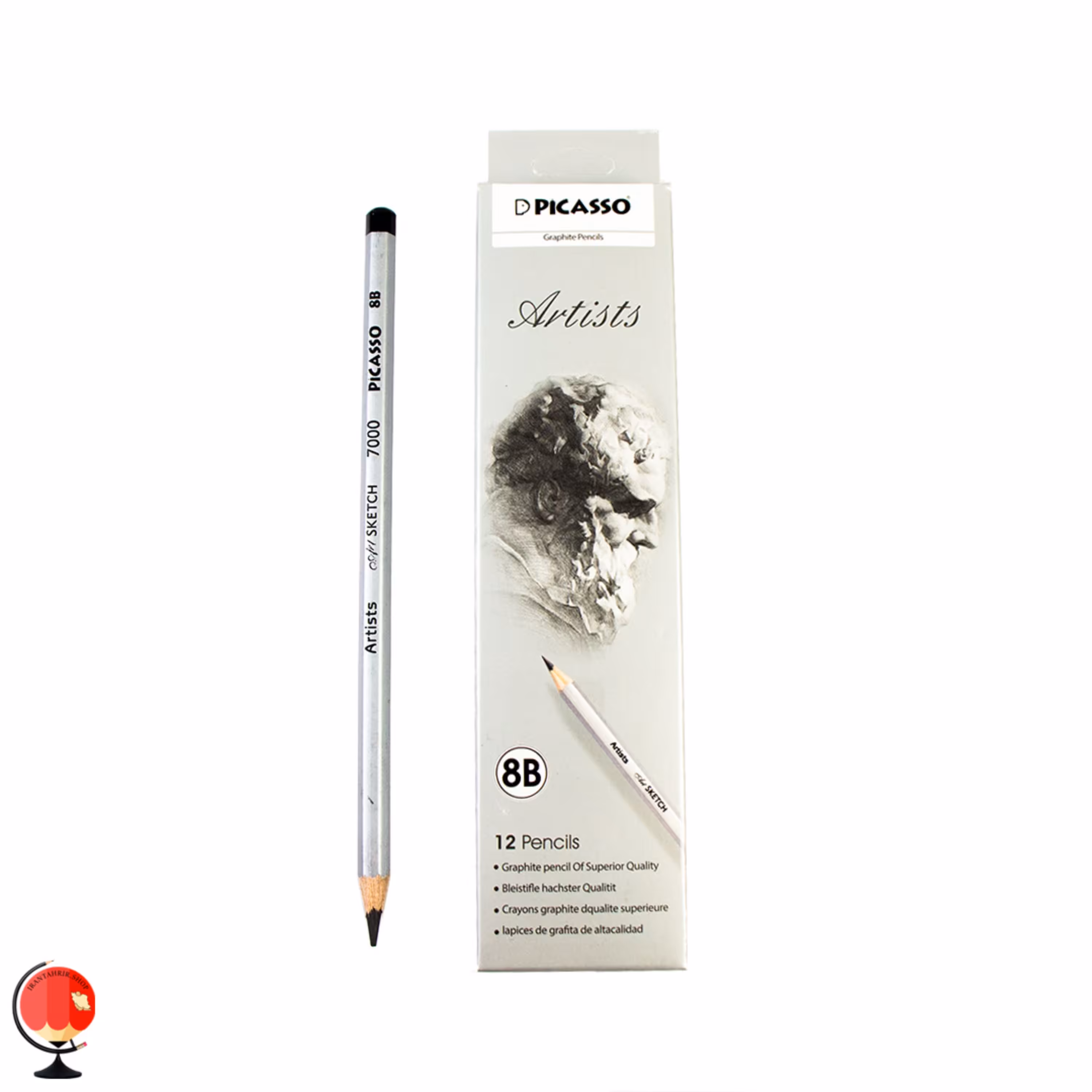 مداد مشکی پیکاسو 8B کد 12619