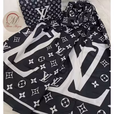 ست شال و کیف پاسپورتی مجلسی طرح ال وی