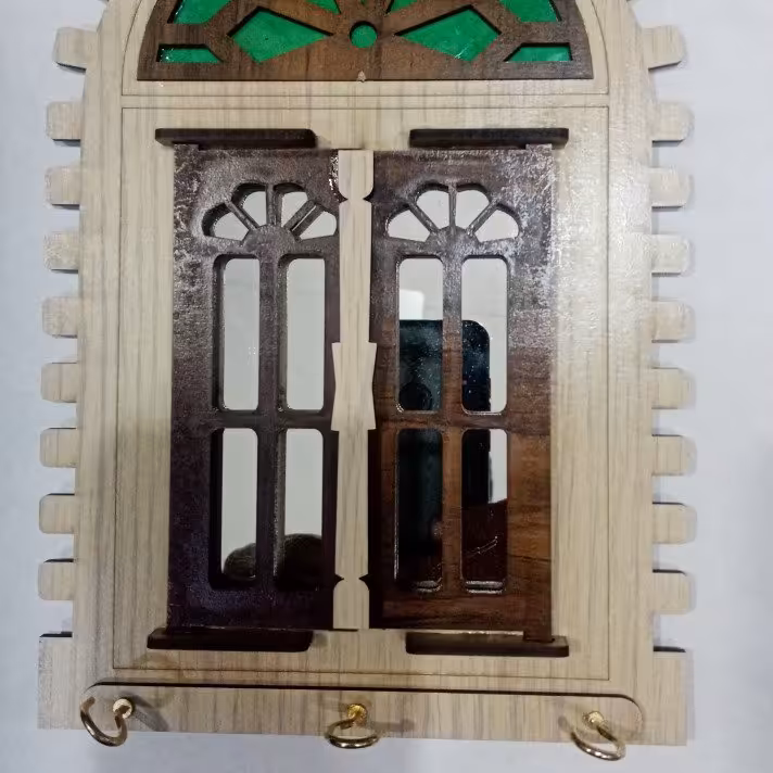 جاکلیدی دیواری آیینه دار