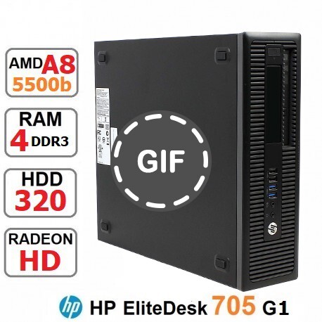 مینی کیس HP EliteDesk 705G1 A8-5500b رم 4