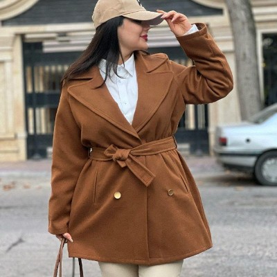 پالتو کتی فوتر کوبیده دو لایه مدا