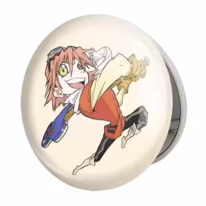 آینه جیبی خندالو طرح هاروکو انیمه فولی کولی Fooly Cooly مدل تاشو کد 23546