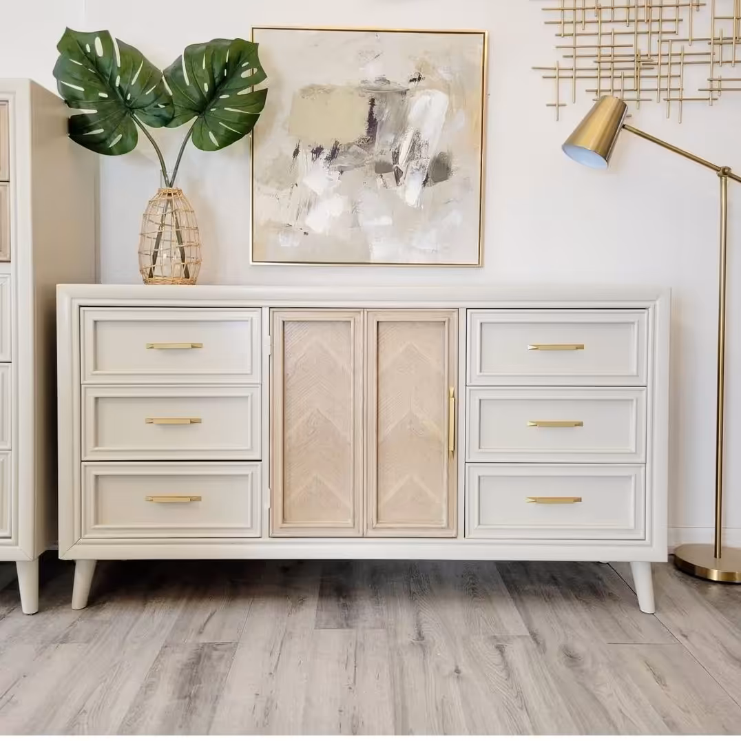 کنسول چوب و ام دی اف با رنگ پلی اورتان قابل تغییر در سایز و رنگ بندی